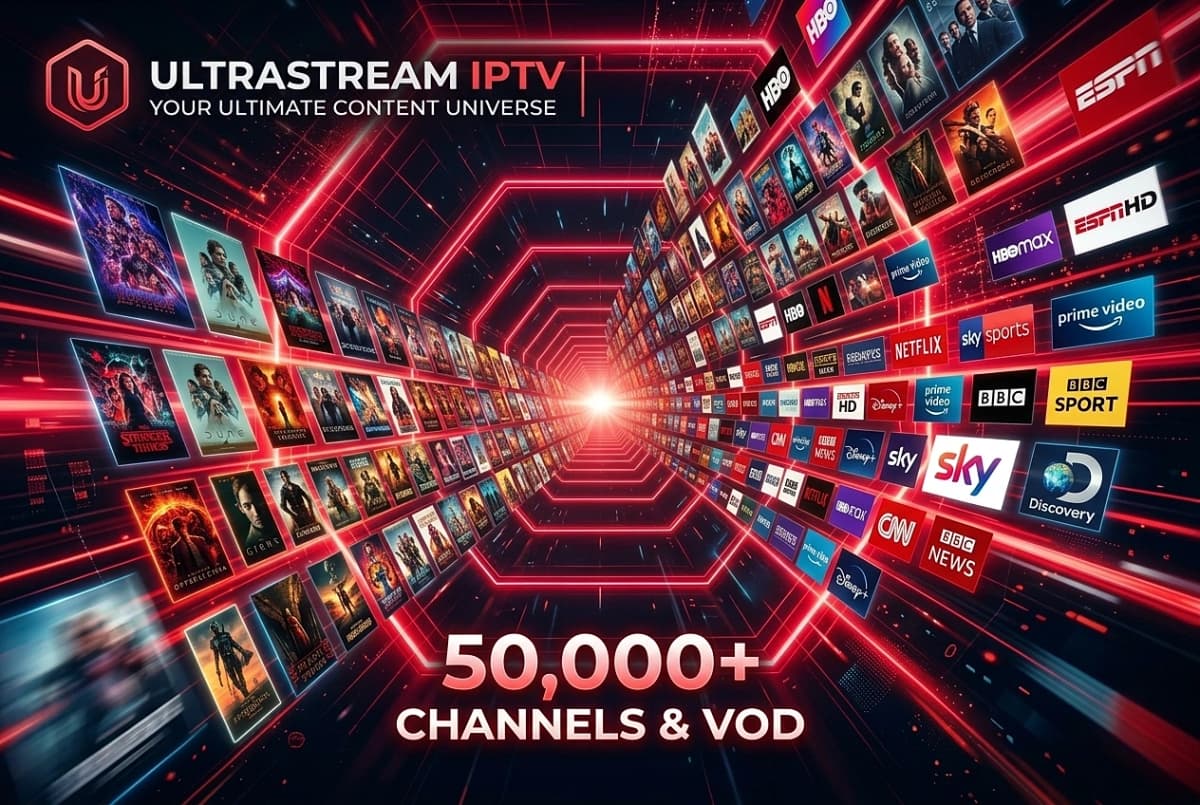 +50,000 Live Channels & VODs